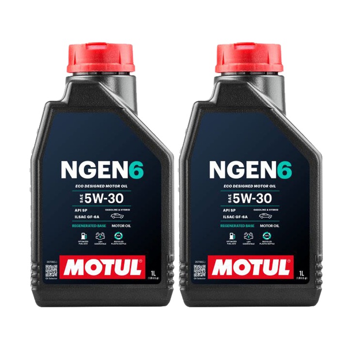 Pachet 2 litri ulei Motul NGEN 6 5W30 – Performanta si protectie avansata pentru motoare moderne