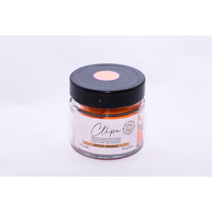 Ceara parfumata, Clipe, aroma Spiced Orange, 14 buc, 90gr