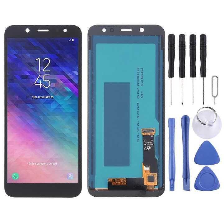 Ecran TFT LCD pentru Samsung Galaxy A6 (2018) A600F cu digitizer, negru