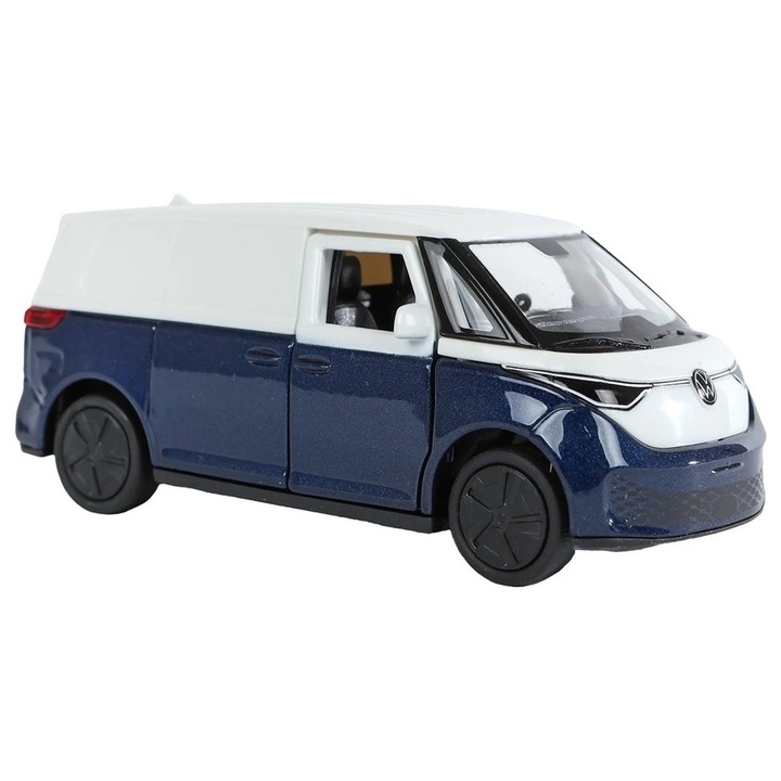 Welly Volkswagen ID Buzz Cargo fém modellautó, kék, 11 cm