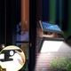 Lampa Solara LED De Exterior SIKS, Cu Telecomanda, Ajustabila, 120 COB LED, Senzor De Miscare Si Lumina, Baterie Inclusa 1200 mAh, 260 LM, Lungime Cablu 5 Metri, 12 Module, Rezistenta La Apa, Negru