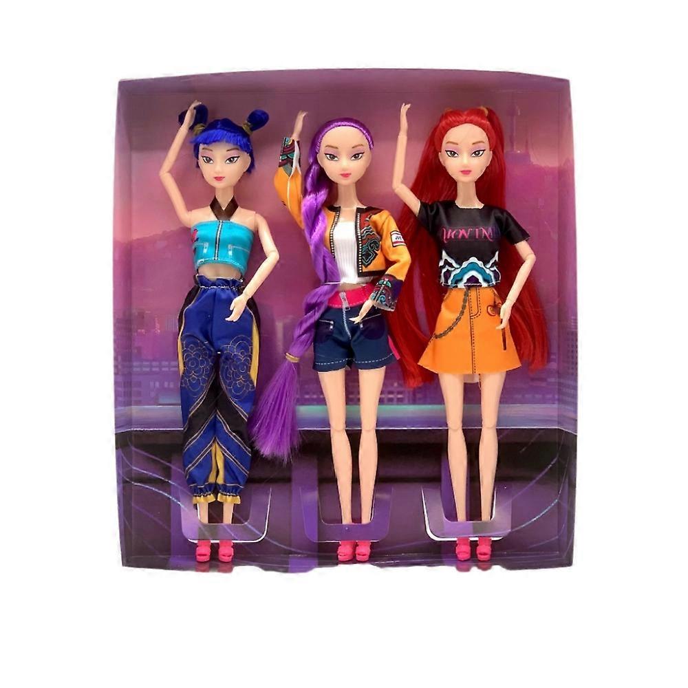 Set 3 papusi K-POP Demon Hunter Girl Group, Rumi, Mira, Zoe, 11