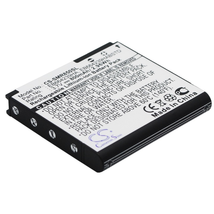 Cameron Sino Li-ion 800mAh mobil akkumulátor, fekete, 41.23x38.64x6.33mm