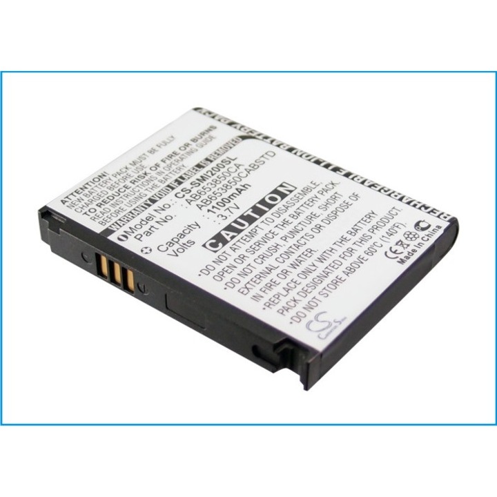Cameron Sino mobil akkumulátor 1100mAh, Li-ion, Fekete, 51.35x40.47x6.39mm