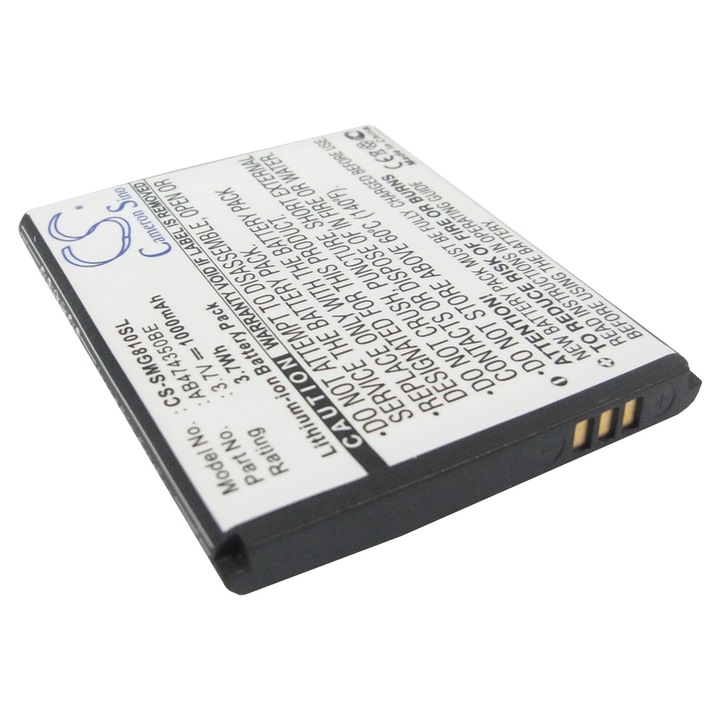 Baterie mobilă, Cameron Sino, CS-SMG810SL, 1000mAh, Negru, 52.80x42.80x5.00mm