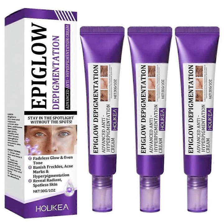 EPIGLOW MelanEX arckrém szett 3db, retinolos formula, érzékeny bőrre, mélyhidratálás
