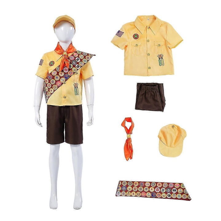 Costum Cosplay Russell, set complet, unisex, multicolor, XXXL