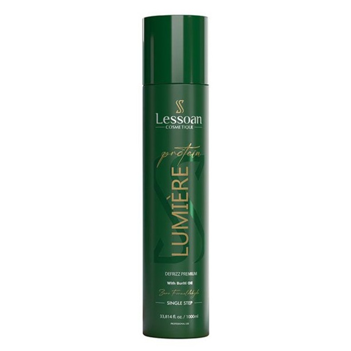 Tratament pentru intins parul blond si degradat – LESSOAN LUMIERE 1000 ml