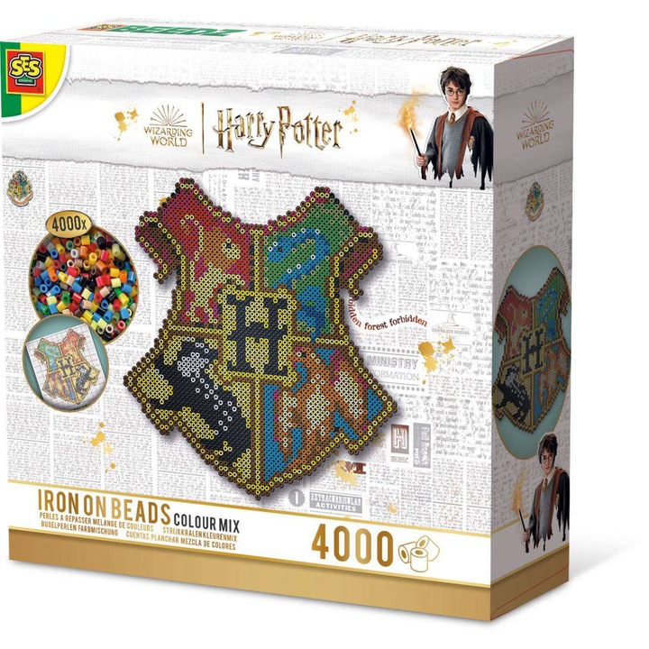 Set creatie SES Creative - Beedz, Harry Potter, Emblema Hogwarts