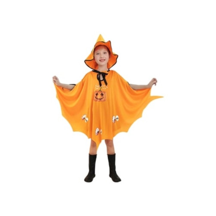 Costum de Halloween pentru copii, capa, portocalie, set