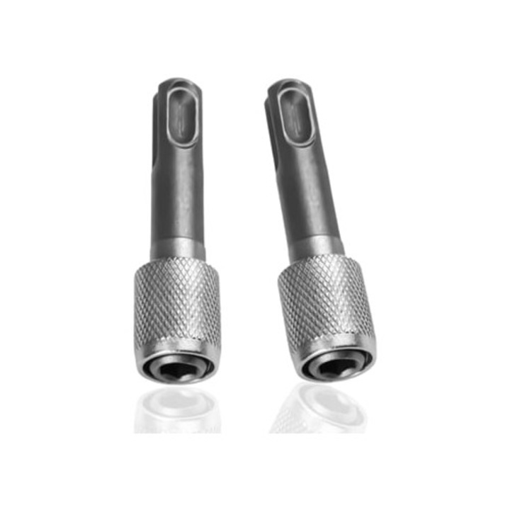 Set de 2 adaptoare pentru suport de burghiu Zeuxo 6.35mm SDS Plus