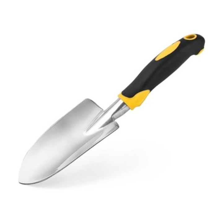 Zeuxo rozsdamentes acél kerti lapát, ültetéshez és átültetéshez, 30x10cm