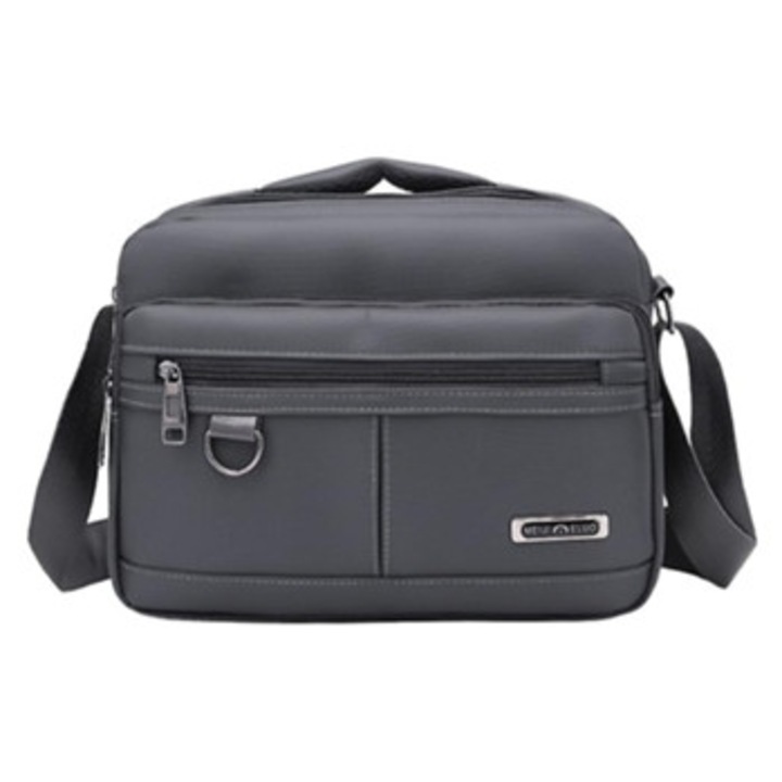 Férfi crossbody táska, 1 db, fekete