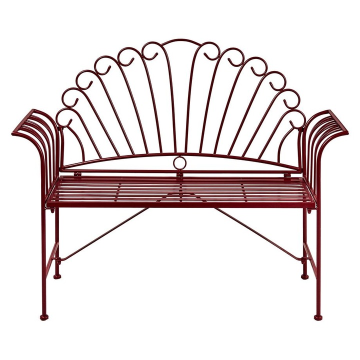 Kerti pad Cavinia 125 cm Fém Burgundi