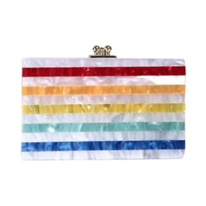 Válltáska, Clutch modell, többszínű, 1 darab