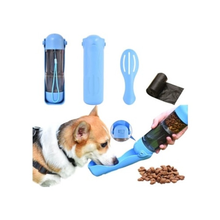 Jacheta de salvare pentru caini, model sirena, gri, marimea L