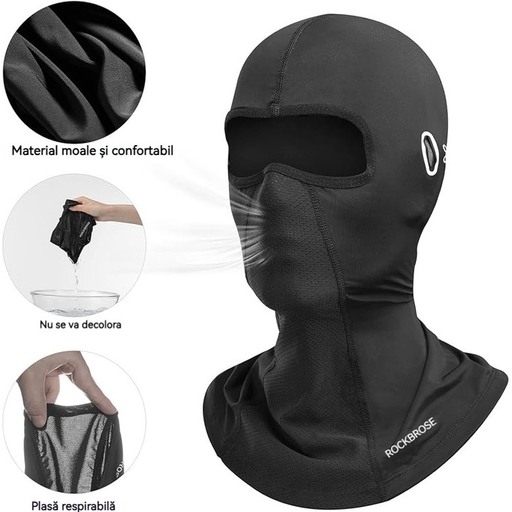 Лятна балаклава за мотоциклетисти и колоездачи, дишаща маска за лице, охлаждаща яка, за мъже и жени