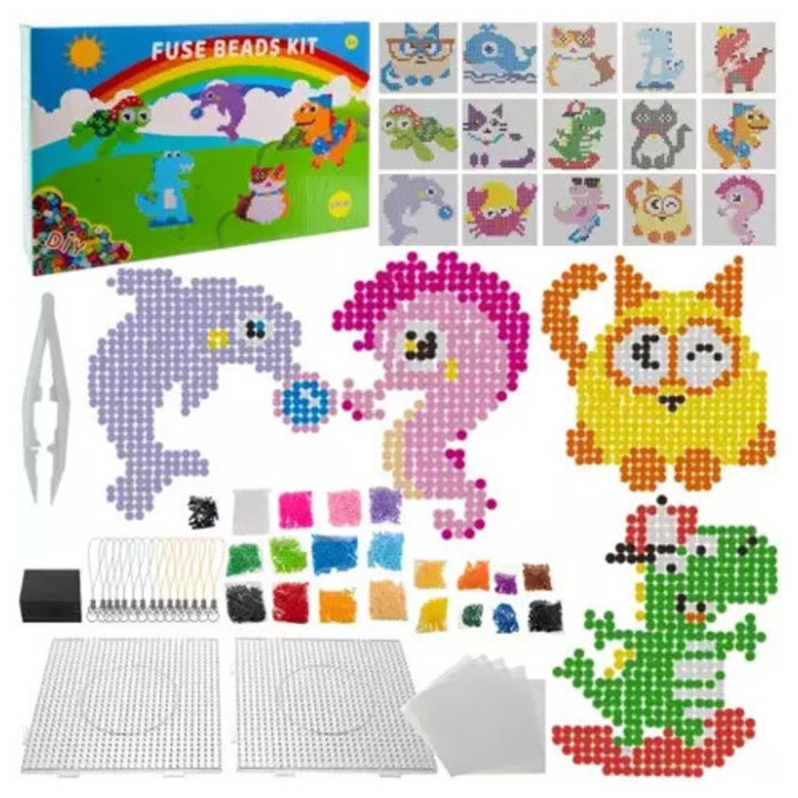 Mărgele de călcat - 6500 buc, Kruzzel