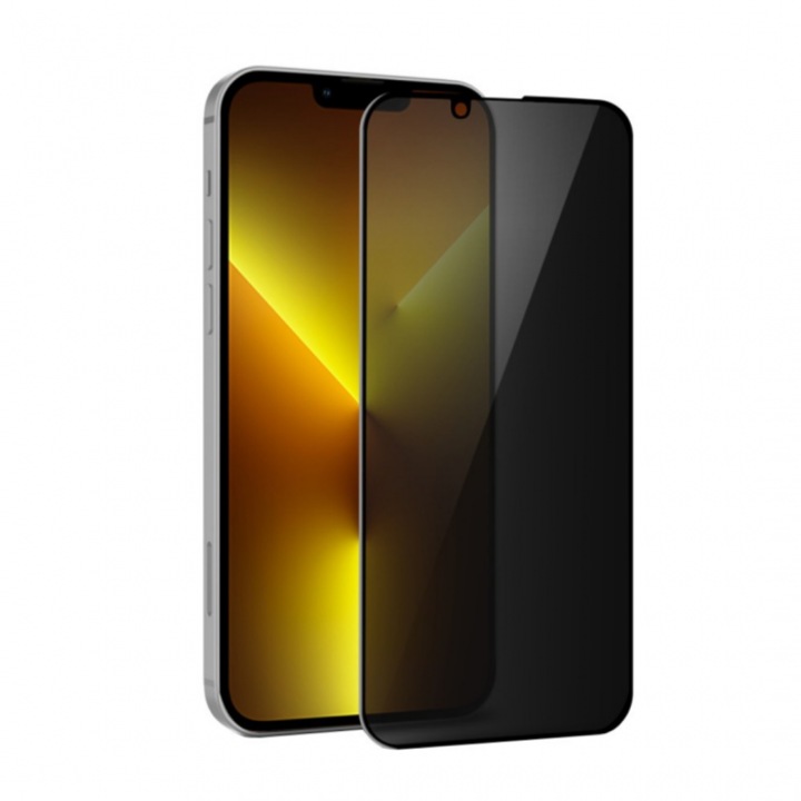 Folie Privacy compatibila cu Iphone 15, Calitate Premium, Full Cover