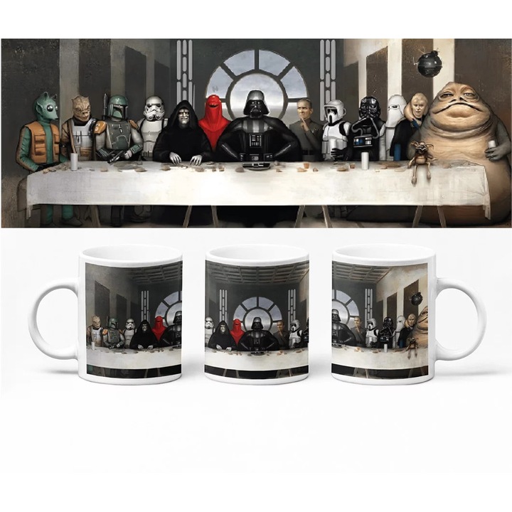 Cană D&B BG10049 Star Wars 300 ml Albă 1 Bucată