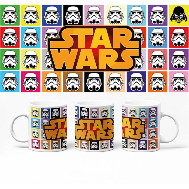 D&B Cană BG10068 StarWars 300 ml Alb 1 Bucată