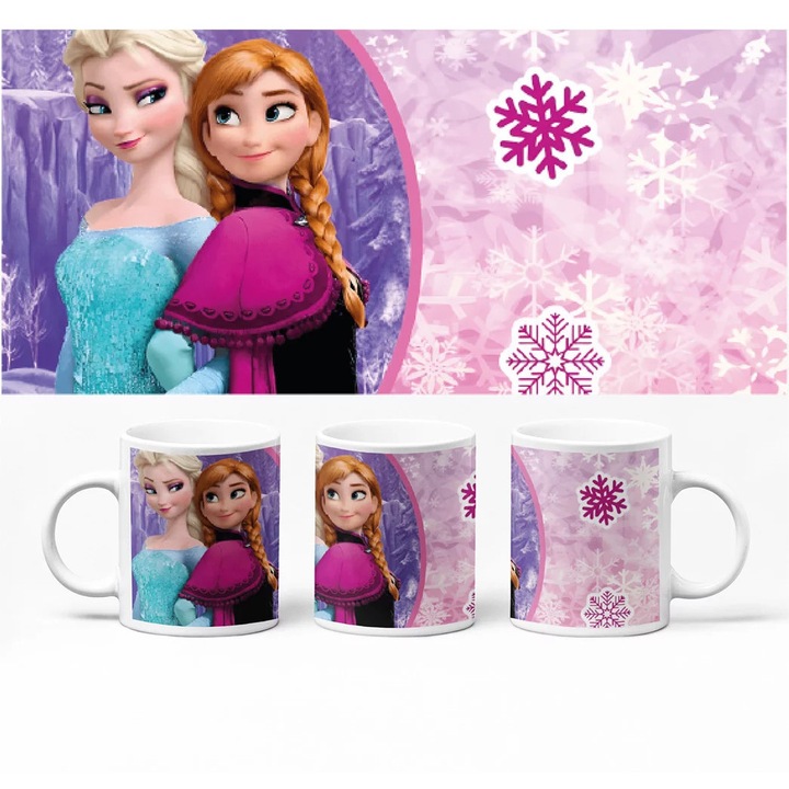 Cană D&B BG10051 Frozen 300 ml Alb 1 Bucată