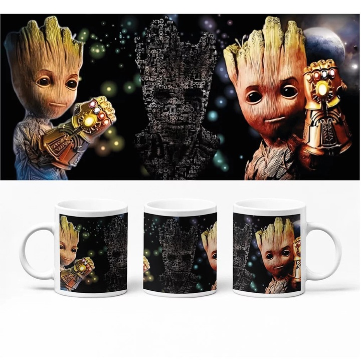 D&B Cană BG10022 Groot 300 ml Alb 1 Bucată