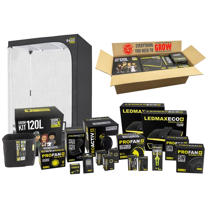 Kit de cultivare indoor - GARDEN HIGHPRO GROWKIT 120L