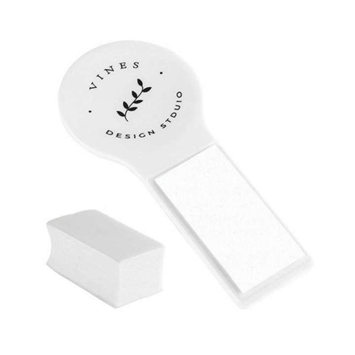 Uchwyty toaleta KZ, alb, design "Vines", set de 3 modele