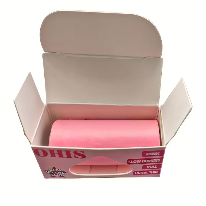 Foite de rulat tigari SIHO, 5 metri, 1 buc, roz