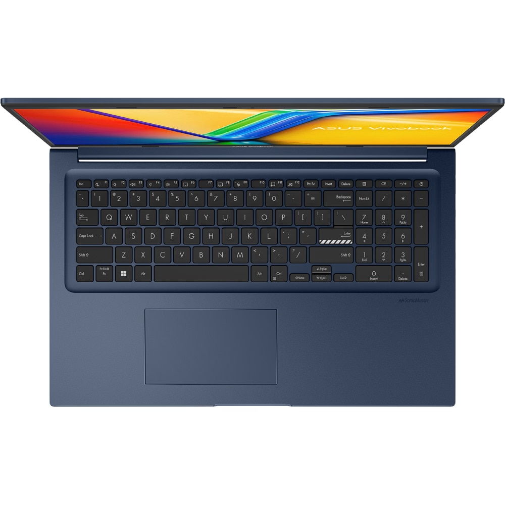 Laptop ASUS VivoBook 17 X1704VA-AU721MXM, Intel Core i3-1315U, 17.3 inch, RAM 16GB, SSD 512GB, Intel UHD Graphics, No OS, Quiet Blue