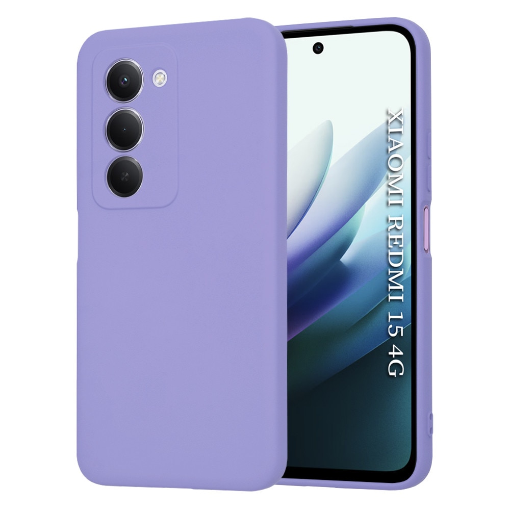 Husa pentru Xiaomi Redmi 15 4G / Redmi 15 5G - Techsuit SoftFlex - Light Purple