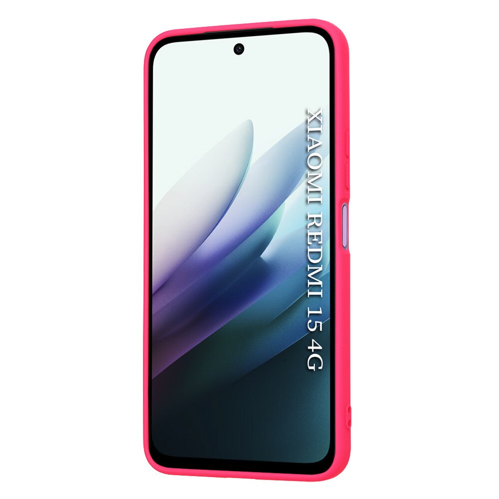 Husa pentru Xiaomi Redmi 15 4G / Redmi 15 5G - Techsuit SoftFlex - Hot Pink