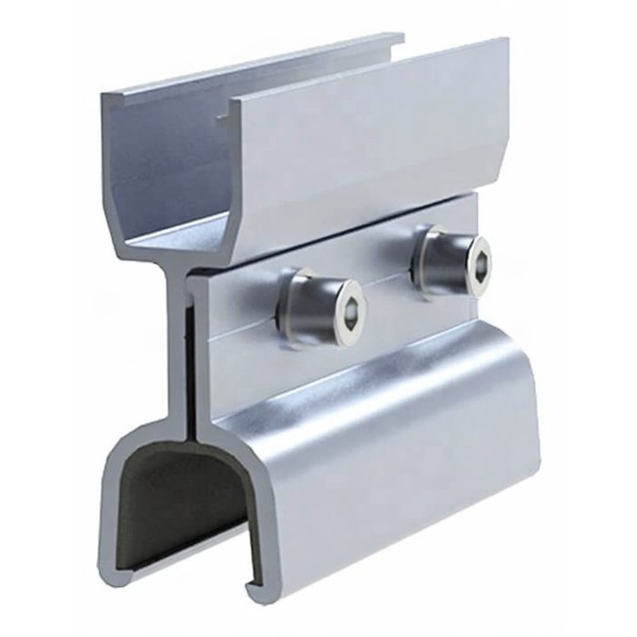 Fotovoltaikus panel bilincs hullámlemez tetőre, KLIPLOK rendszer, gyors és biztonságos szerelés fúrás nélkül