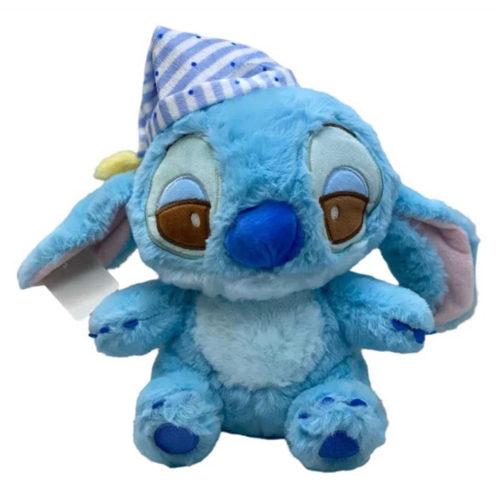 Интерактивна играчка, victiny, Lilo&Stitch, синя, 30 минути музика, 1 година