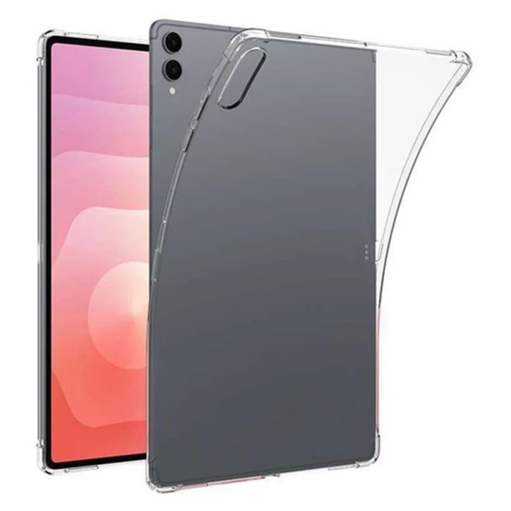 Gigapack szilikon tabletvédő, ütésállóság, légpárnás sarok, átlátszó, kompatibilis: Samsung Galaxy Tab S11 Ultra 5G, SM-X936B, / Galaxy Tab S11 Ultra WIFI, SM-X930