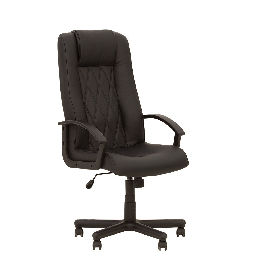 Scaun directorial ELEGANT, Negru piele ecologica