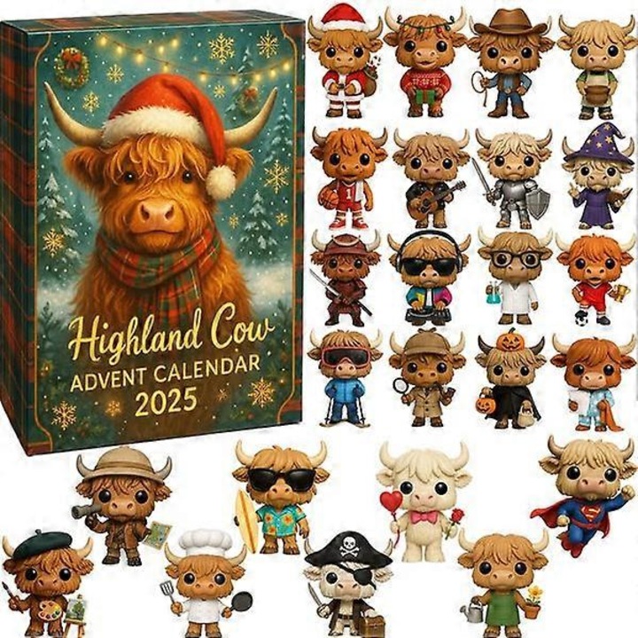 Advent Calendar 2025, set, figurine