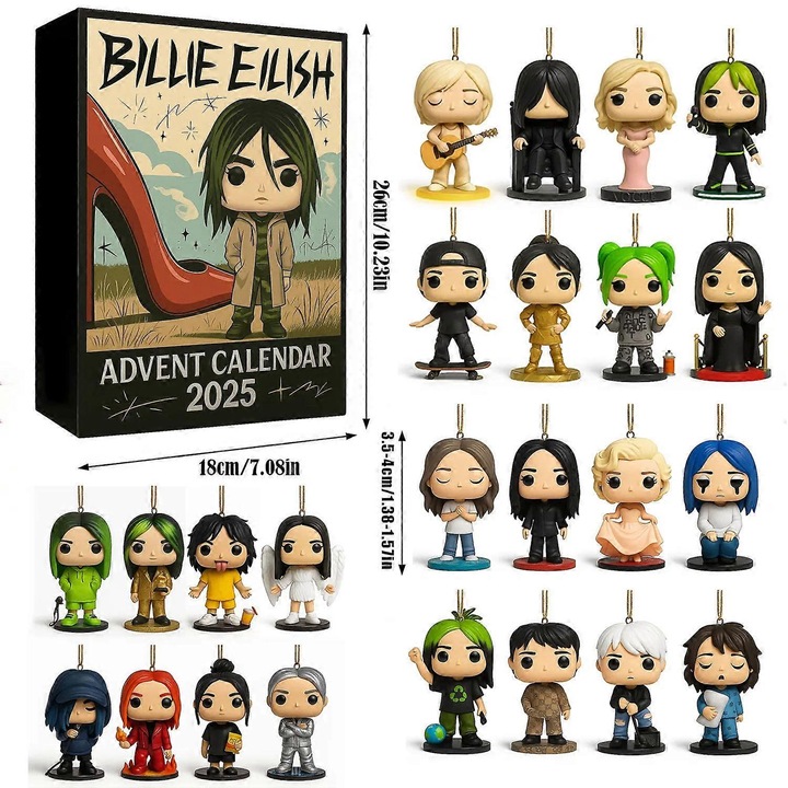 Advent Calendar 2025, set, figurine