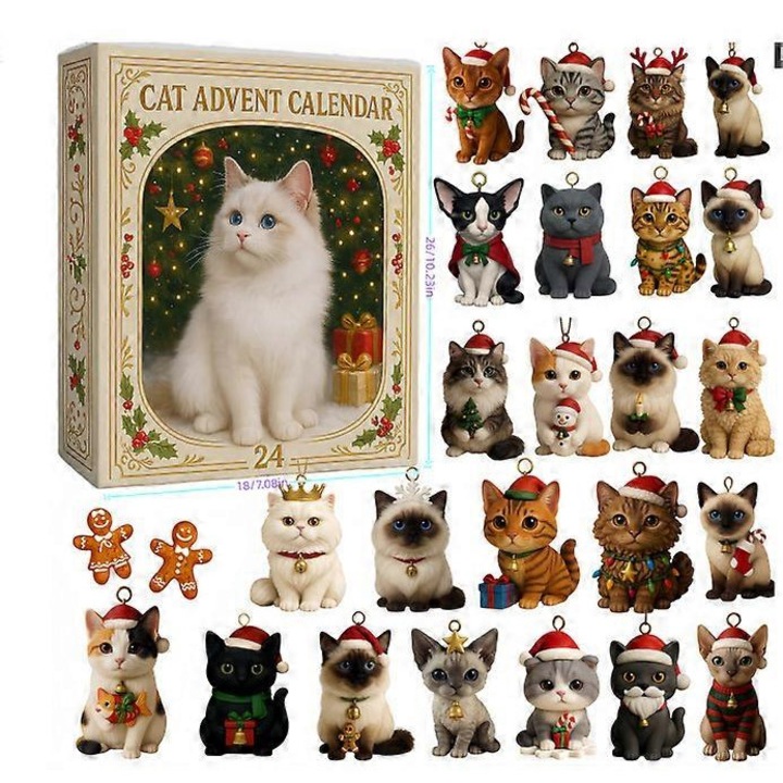 Advent Calendar 2025, set, figurine