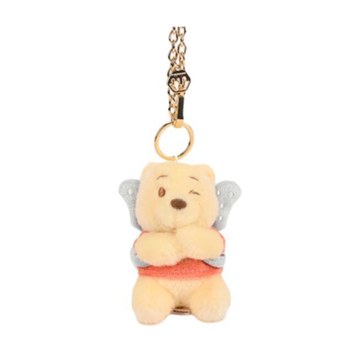 Breloc cu model Winnie the Pooh, design zana, 10cm, multicolor
