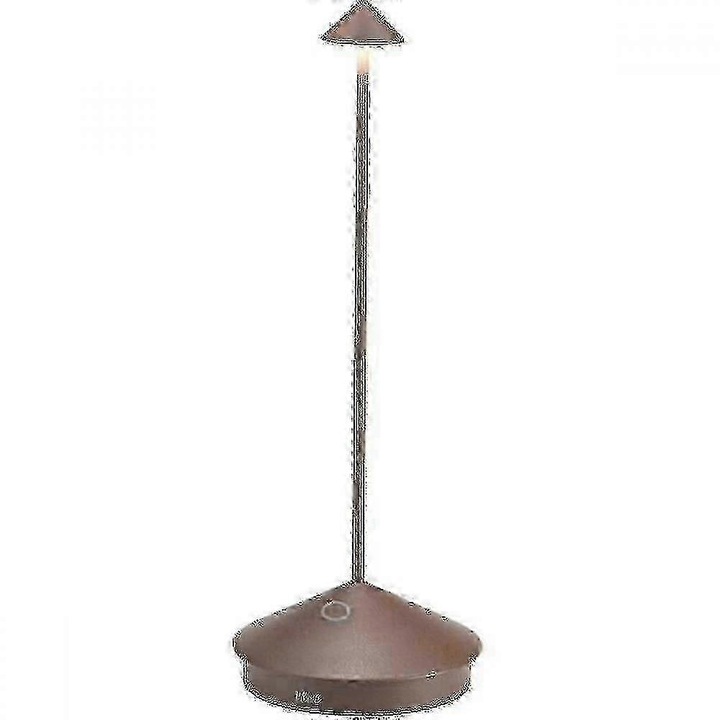 Pina Pro újratölthető asztali lámpa, festett alumínium, polikarbonát diffúzor, 2.2W LED, 10.5x29cm