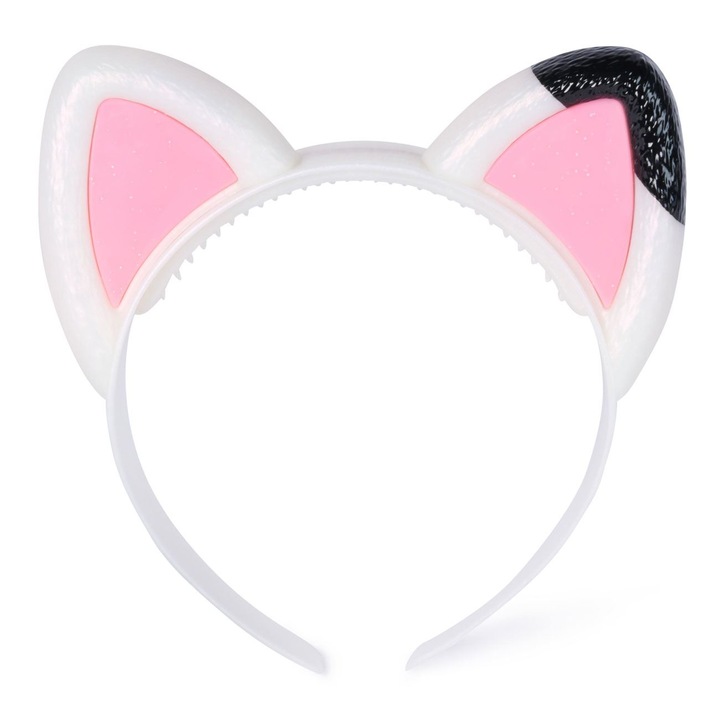 Bentita interactivă Gabby's Meow-mazing cu urechi, 18cm, pentru fete, jucărie din plastic