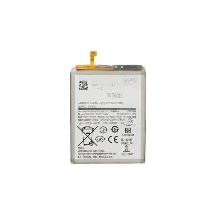 EB-BN770ABY akkumulátor Samsung készülékhez – Li-Ion 4500mAh (OEM)