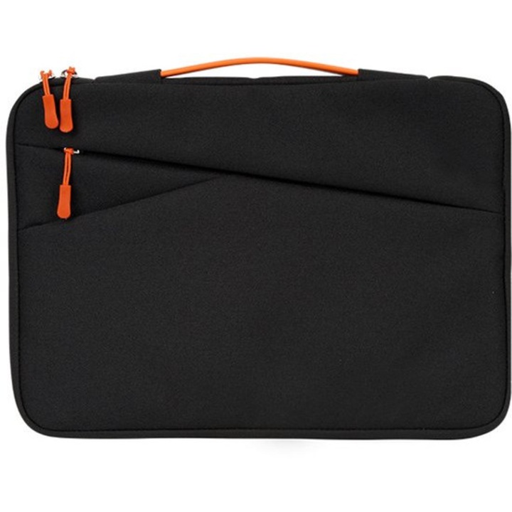 Laptop tok 15.4 inch, vízálló, fogantyúval, fekete, 39.5x4.6x27.9 cm