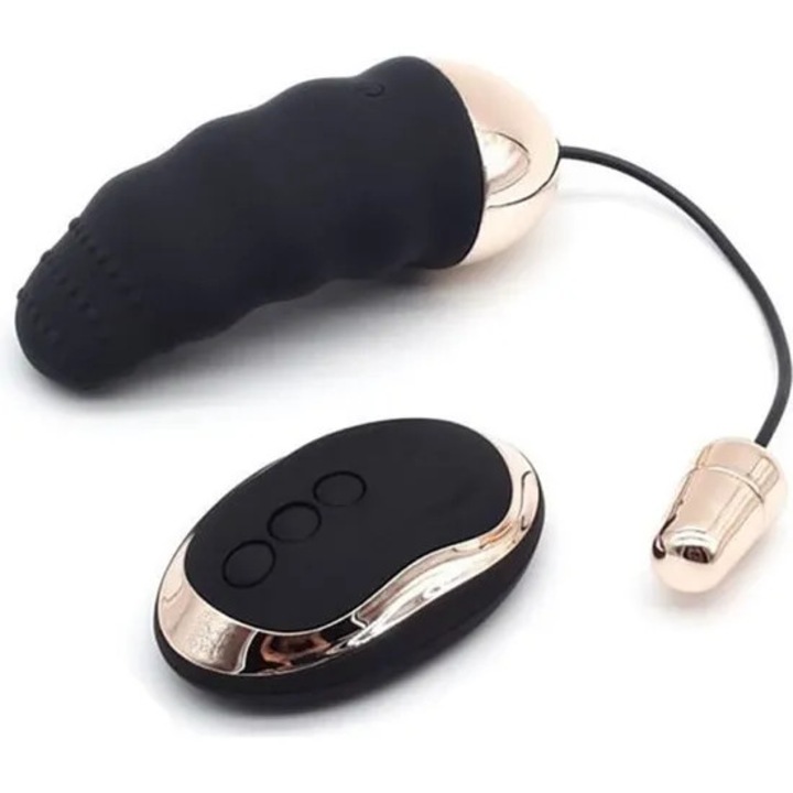 Vezeték nélküli távirányítós vibráló tojások női hüvelyi feszes gyakorlat intelligens szerelem ugrólabda szexjáték - XMS01-BK típus