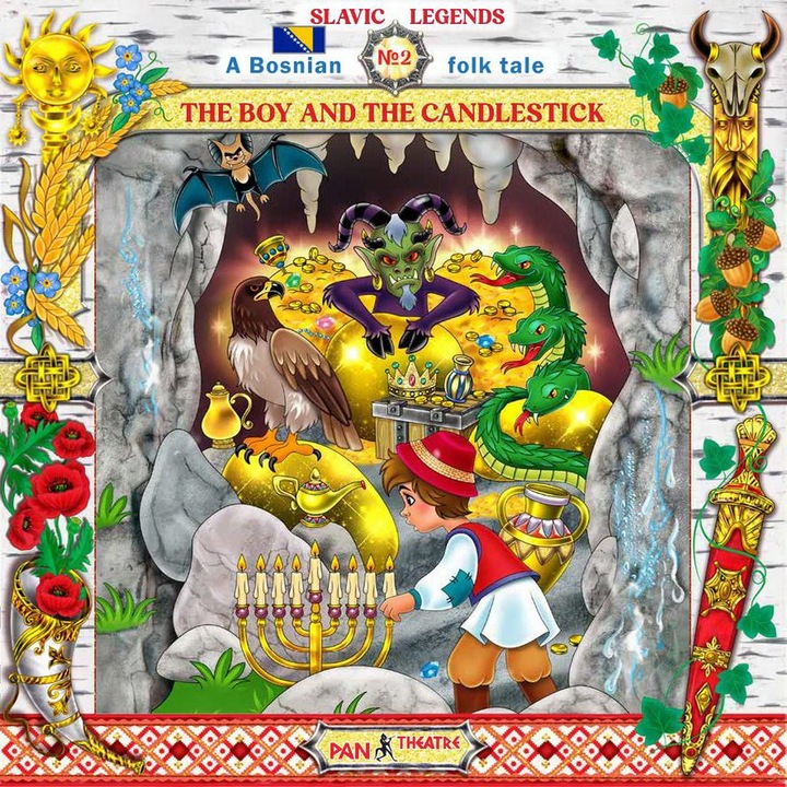 Serii audio de povești pentru copii în limba engleză – Povești slave - „Băiatul cu sfeșnicul cu nouă lumânări” nr. 2