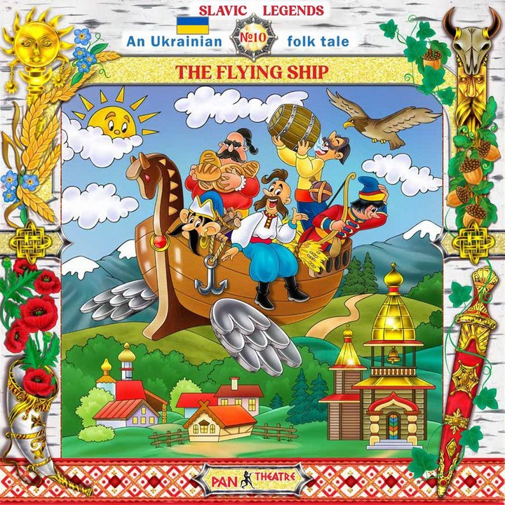 Serii audio de povești pentru copii în limba engleză – Povești slave-"Corabia zburătoare" №10