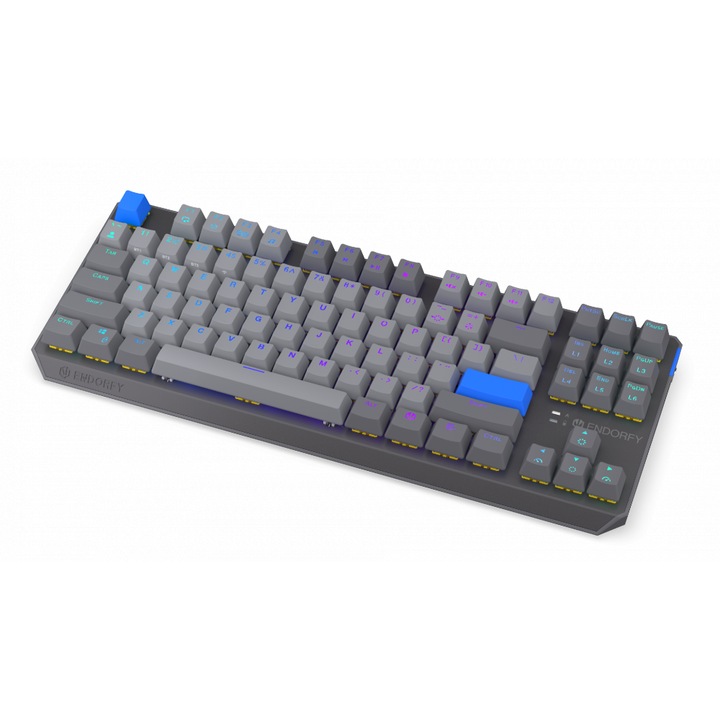 Tastatura mecanica ENDORFY Thock Wireless V2 TKL, PBT, Endorfy Yellow switch, US Layout