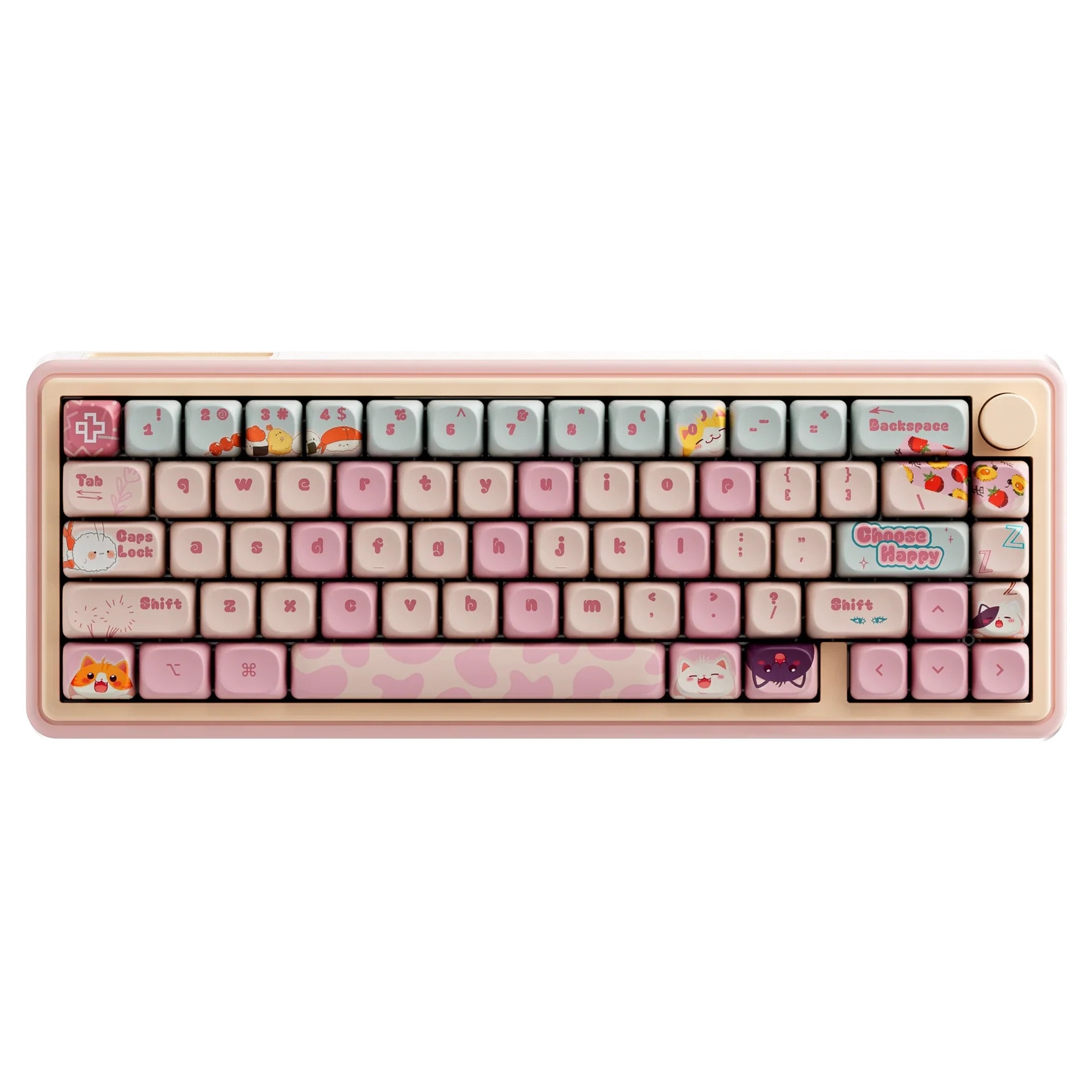 Tastatura mecanica gaming QwertyKey65 Pro Bliss Bluetooth Wireless